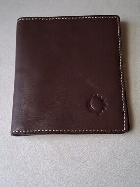 Brown Leather Bifold Wallet